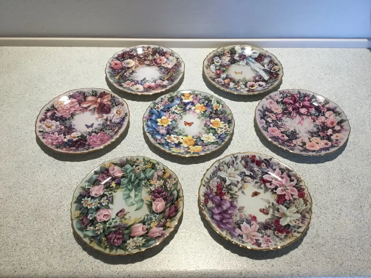 Billede 1 - Lena Lui blomster platter