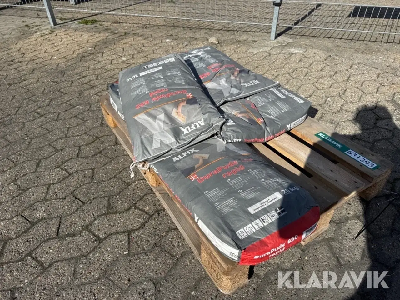 Billede 2 - Pudsemørtel Alfix DuraPuds 650 Rapid 6 sække
