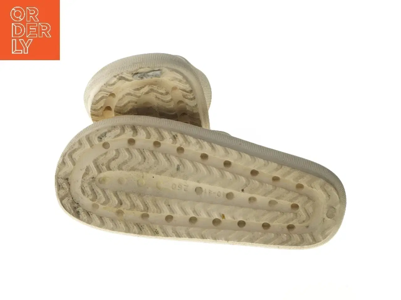 Billede 5 - Cremefarvede hjemmesko (str. 40-41 cm)