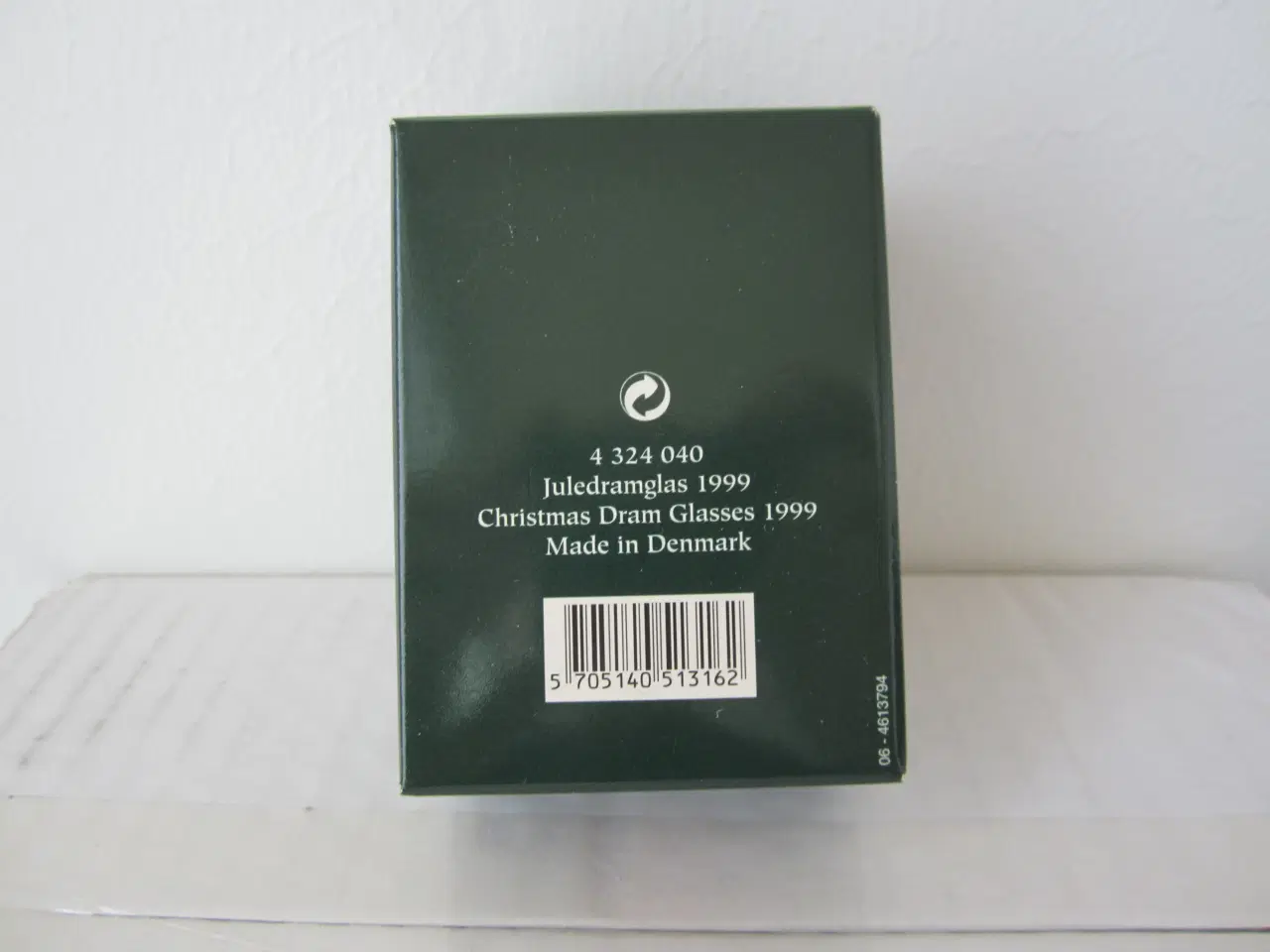 Billede 2 - 1999 Holmegaard jule dramglas.