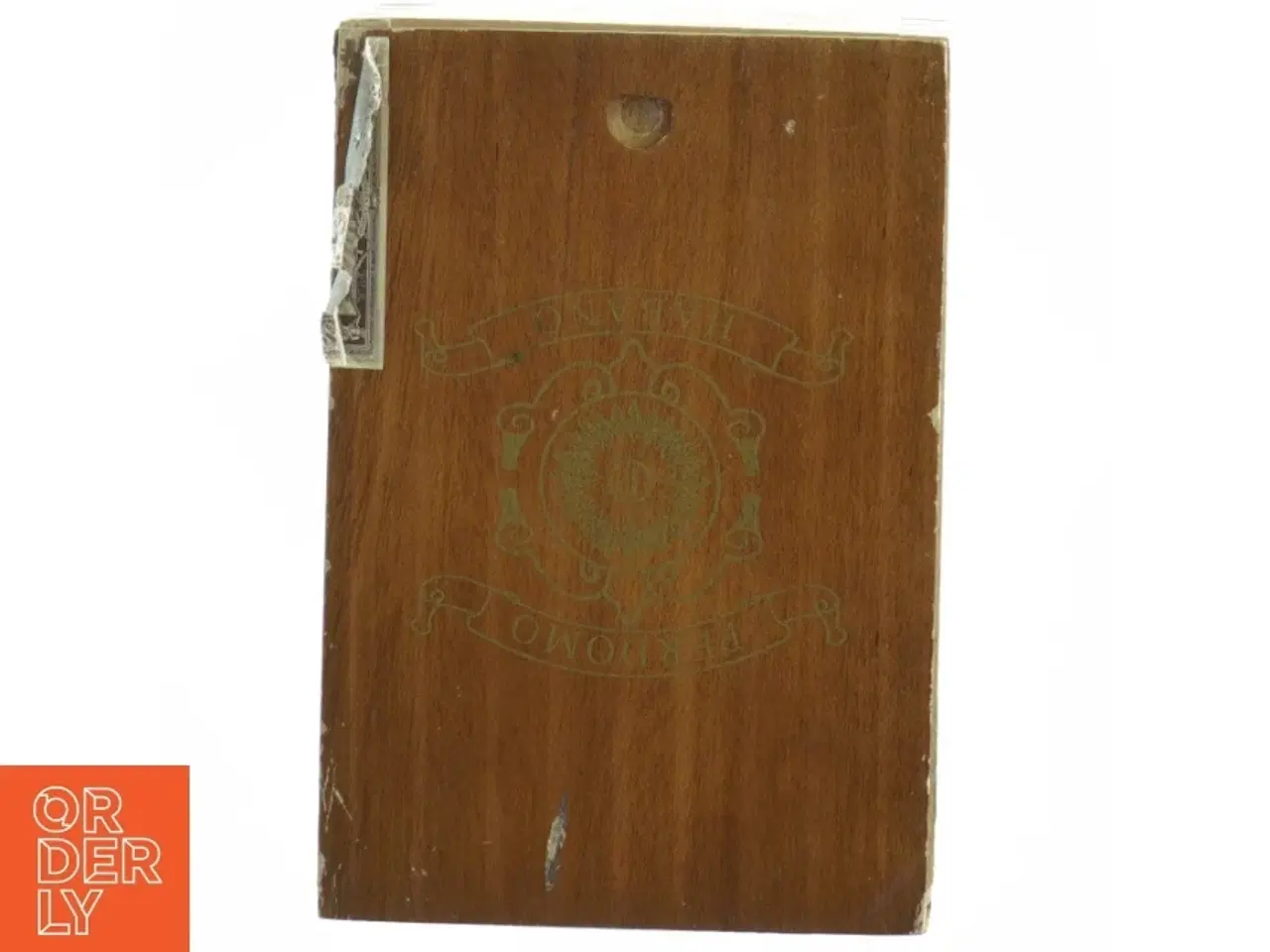 Billede 1 - Vintage cigar-kasse med dekorativt prægeprint (str. 20 x 14 x 11 cm)