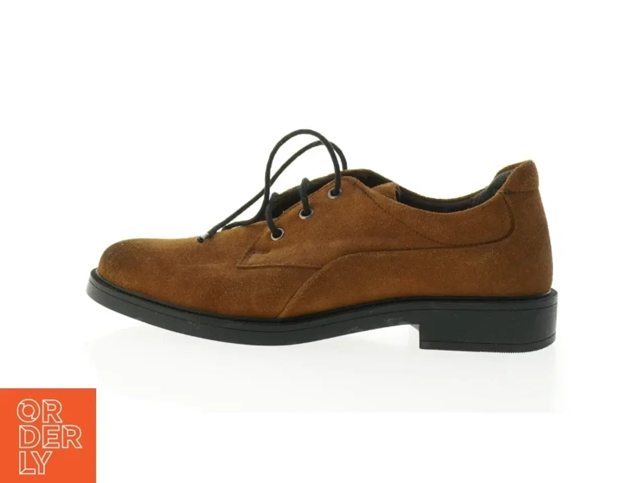 Billede 1 - Brune ruskindssko fra New Feet Medical Footwear (str. 38)