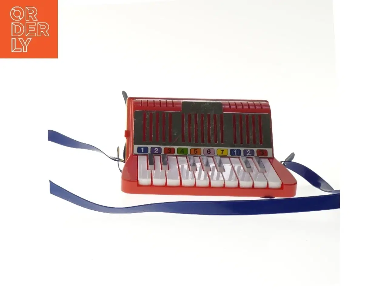 Billede 3 - Legetøjs harmonika med rem (str. 24x21 cm)