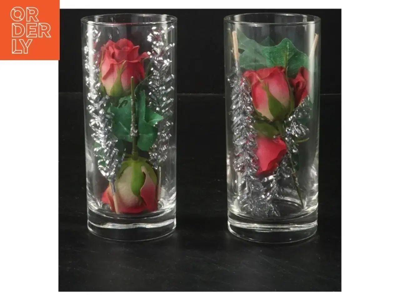 Billede 1 - Dekorative glasvaser fra Menu (str. 14 cm)