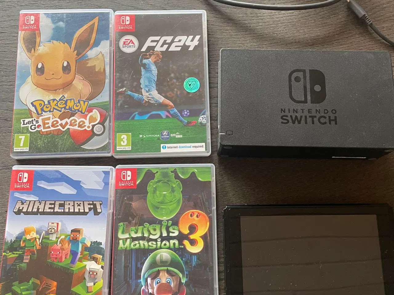 Billede 1 - Nintendo Switch med tilbehør