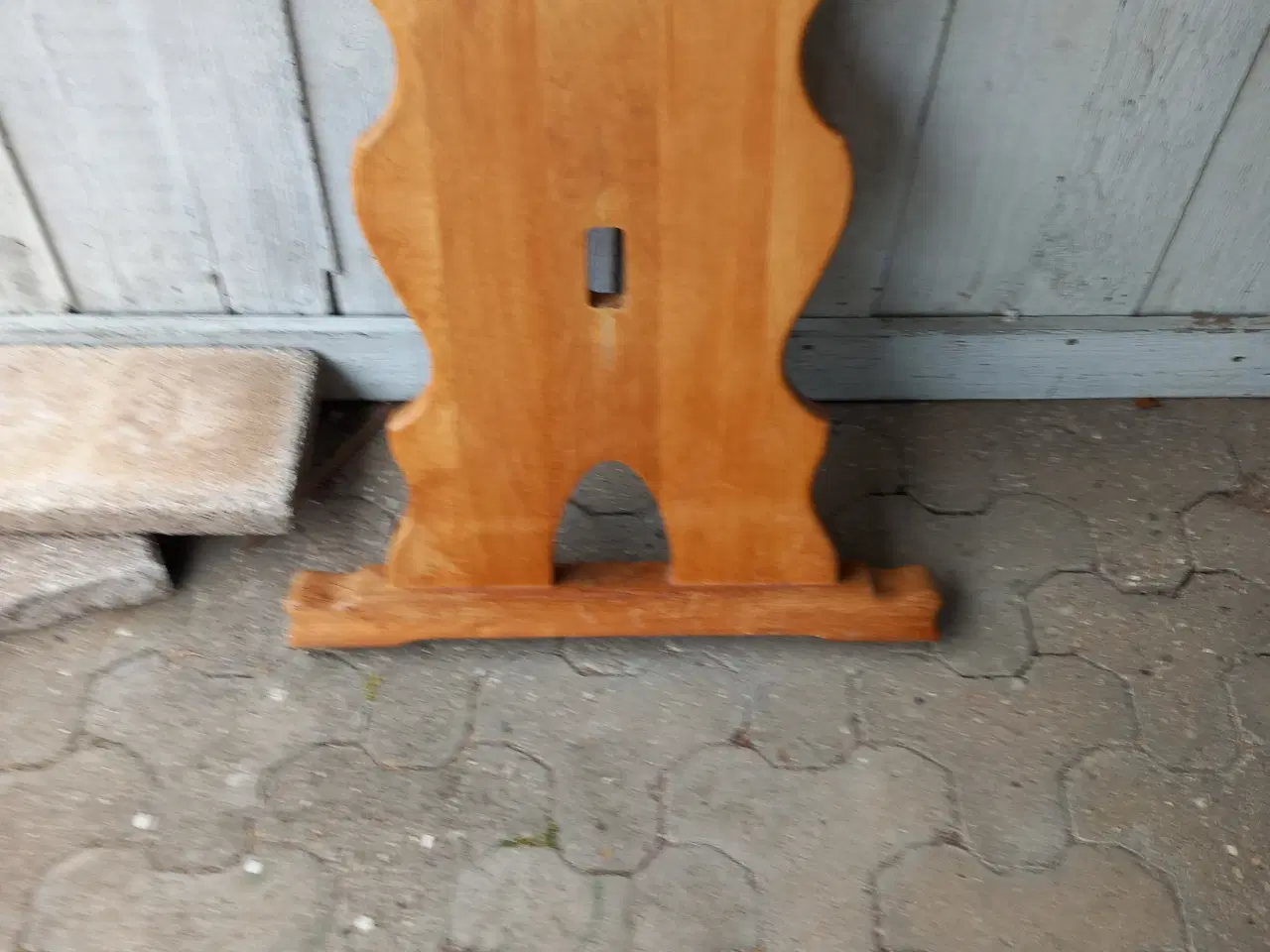 Billede 4 - Spisebord/arbejdsbord i eg