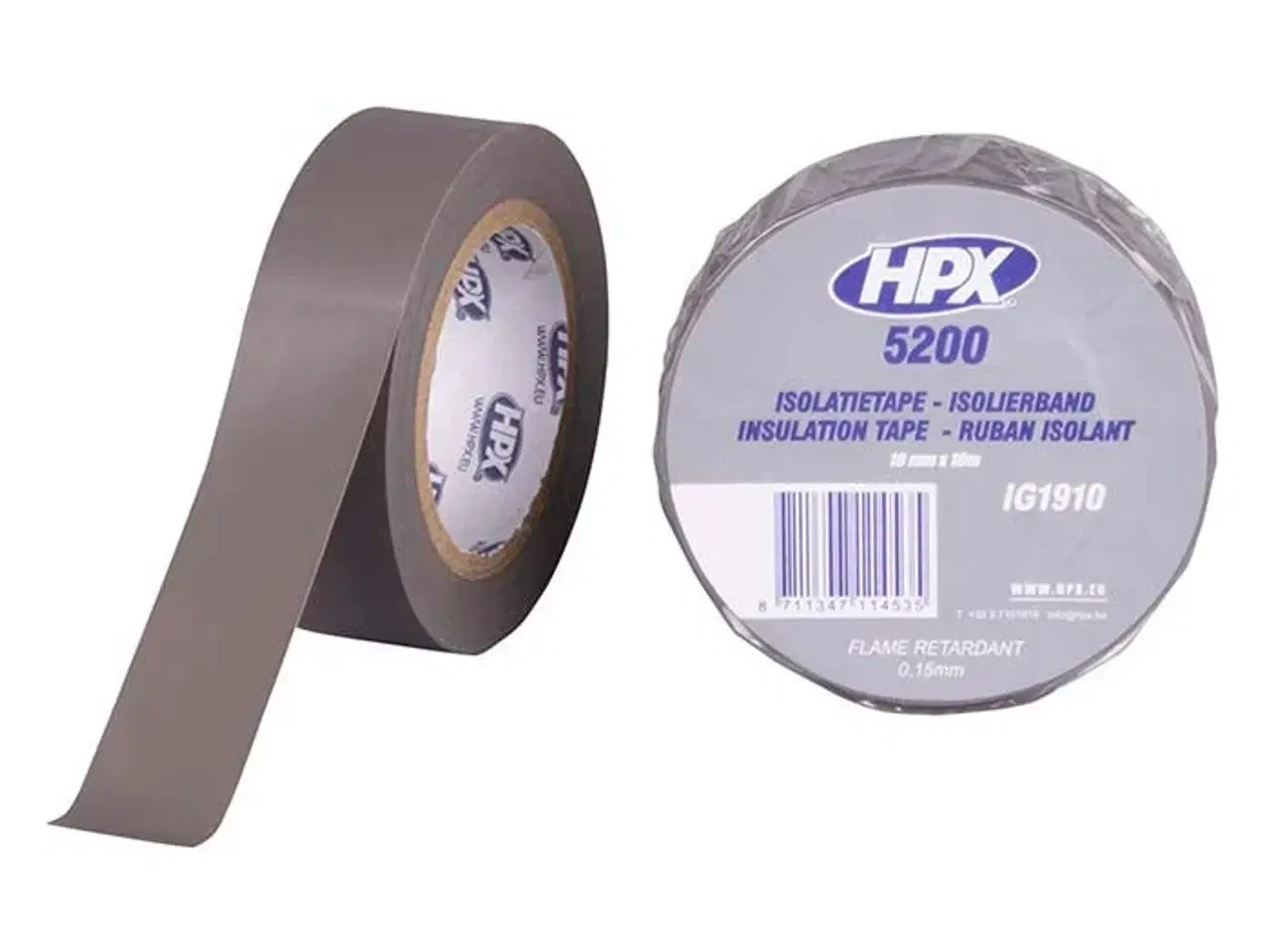 Billede 1 - HPX  isolerbånd grå 19mm x 10m