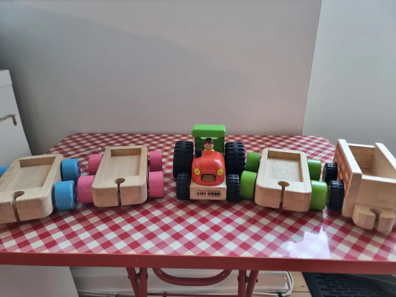 Billede 6 - Kids Wood Traktor med vogne