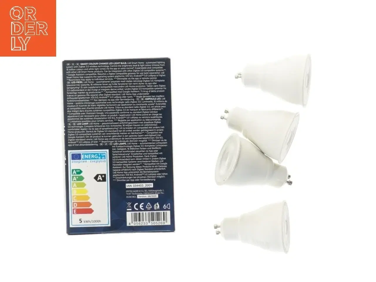 Billede 3 - Livarno Lux smart LED pærer fra Livarno Lux (str. 7 cm)