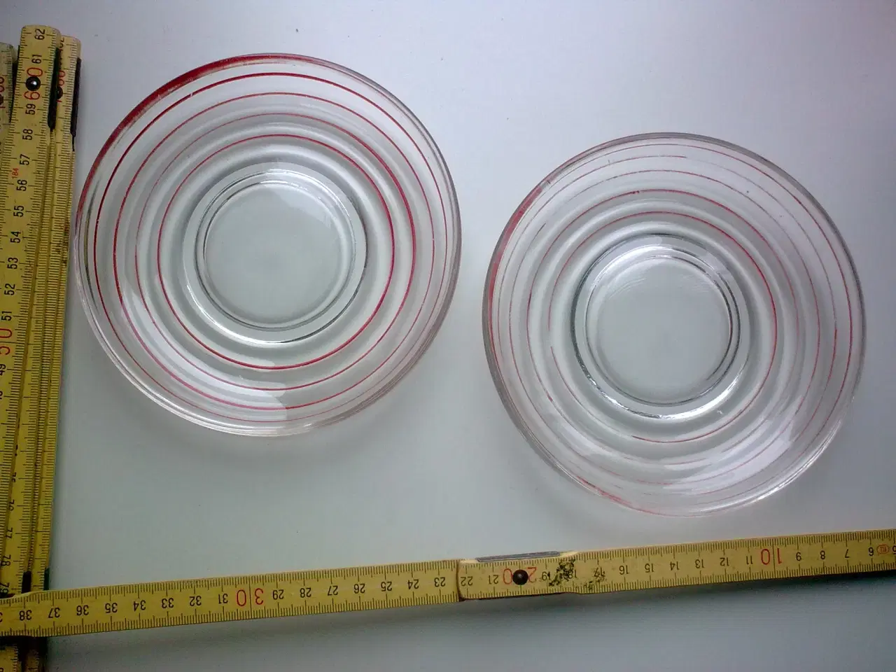 Billede 6 - Broksø DANMARK rød grå glas asiet & skåle