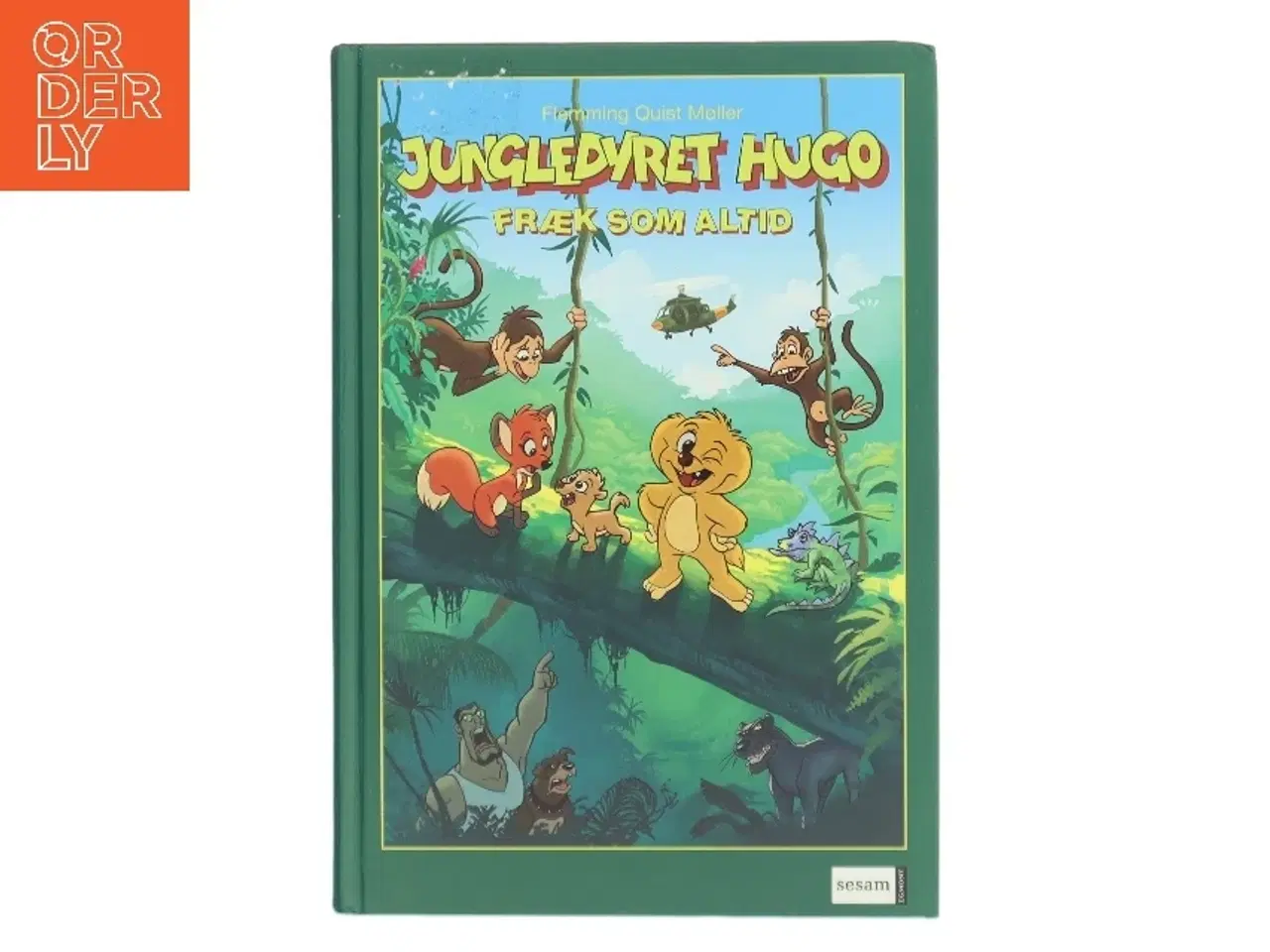 Billede 1 - Jungledyret Hugo - fræk som altid af Flemming Quist Møller (Bog)