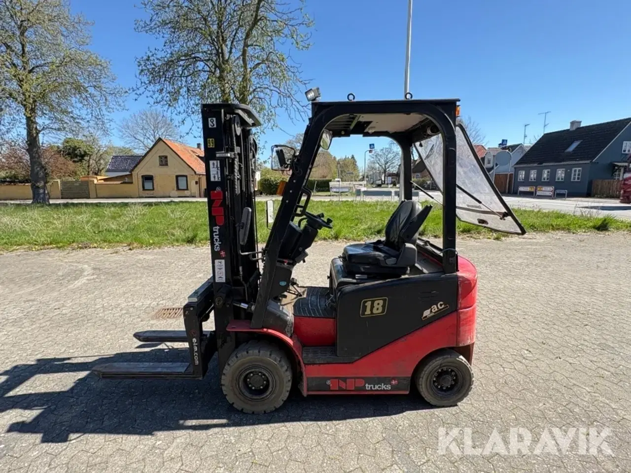 Billede 2 - Elektrisk truck Hangcha CPD18J-C1 med udskydergaffel