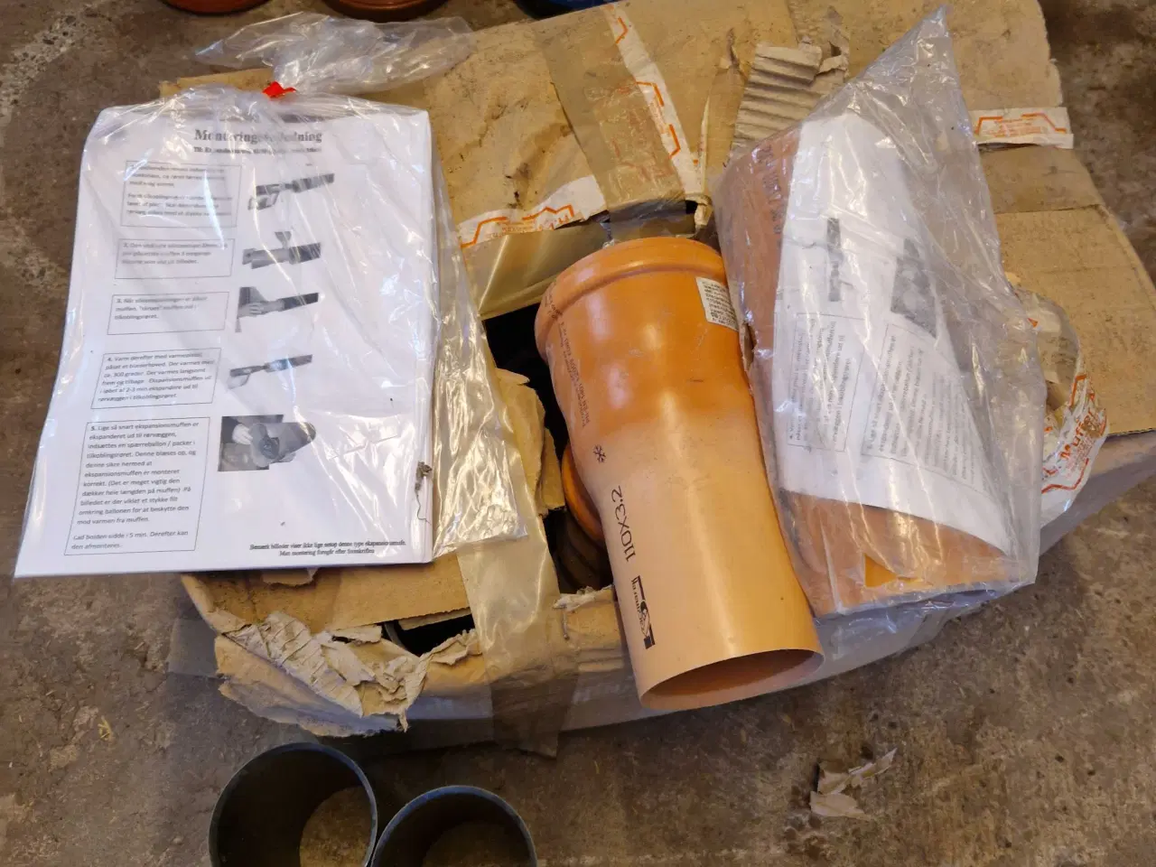 Billede 1 - Kloak / HLMuffer / Roxtec / varme blæser