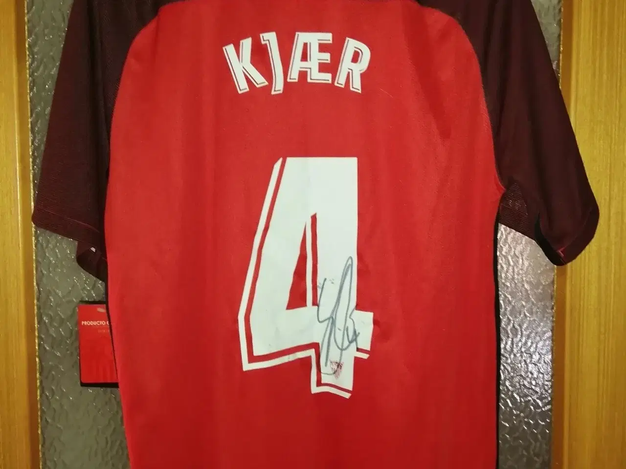 Billede 3 - FODBOLD, SEVILLA FC, SIMON KJÆR SIGNERET, NY, XL