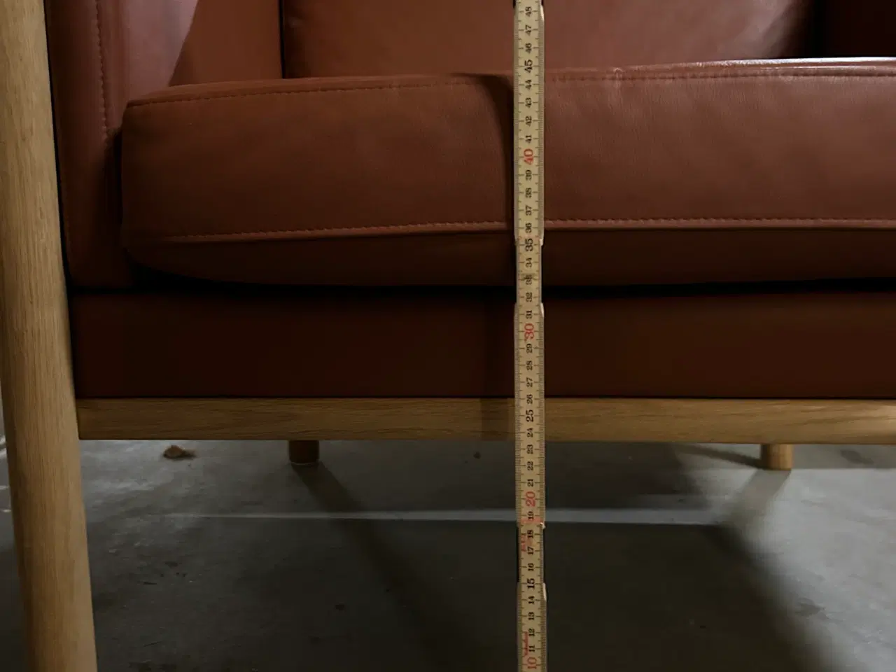 Billede 8 - Flot læder sofa og stol