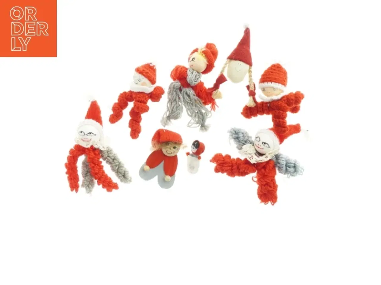 Billede 1 - Håndlavet julepynt (str. 9 x 6 cm)