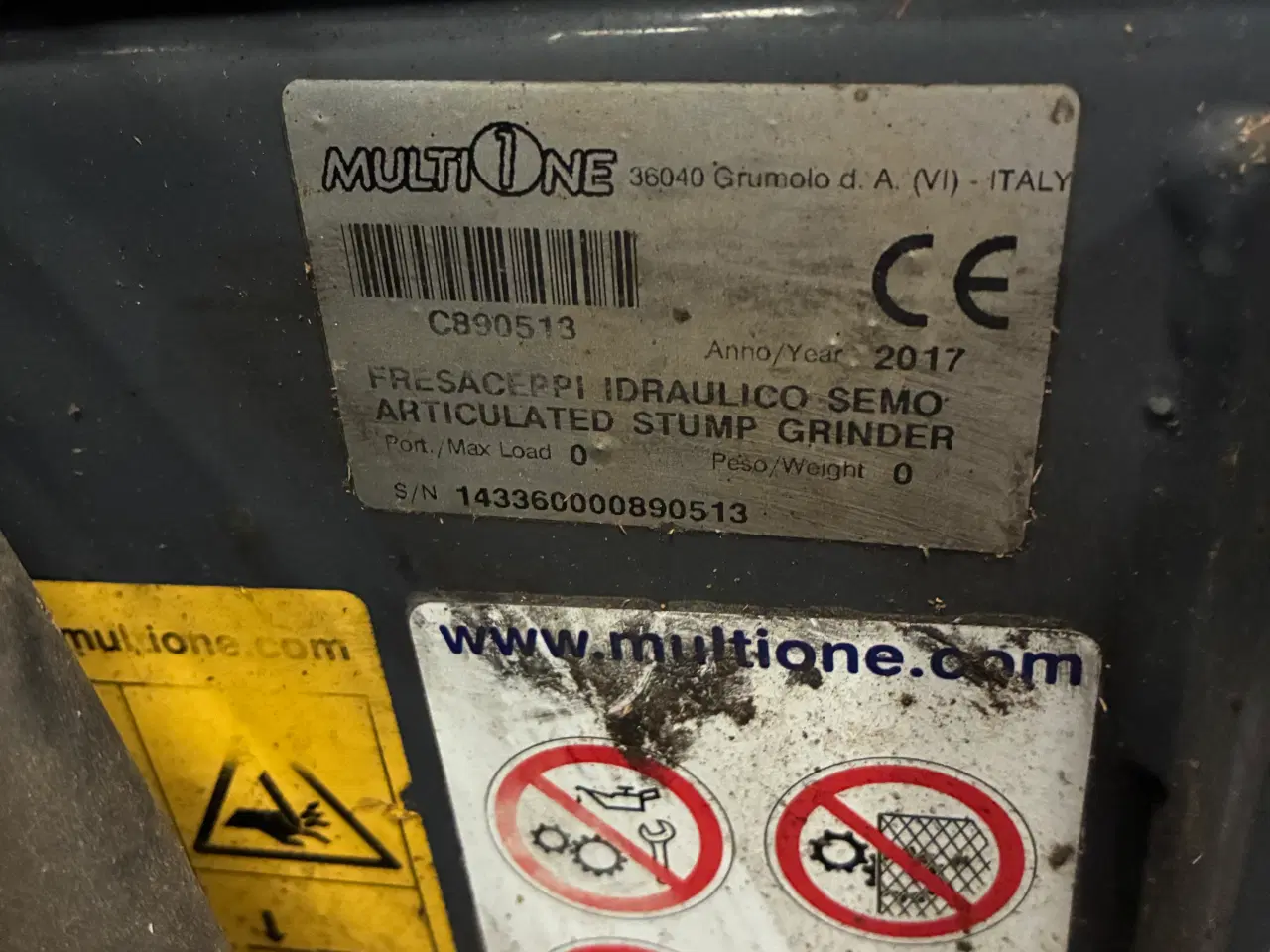 Billede 5 - Multione hydraulisk stubfræser