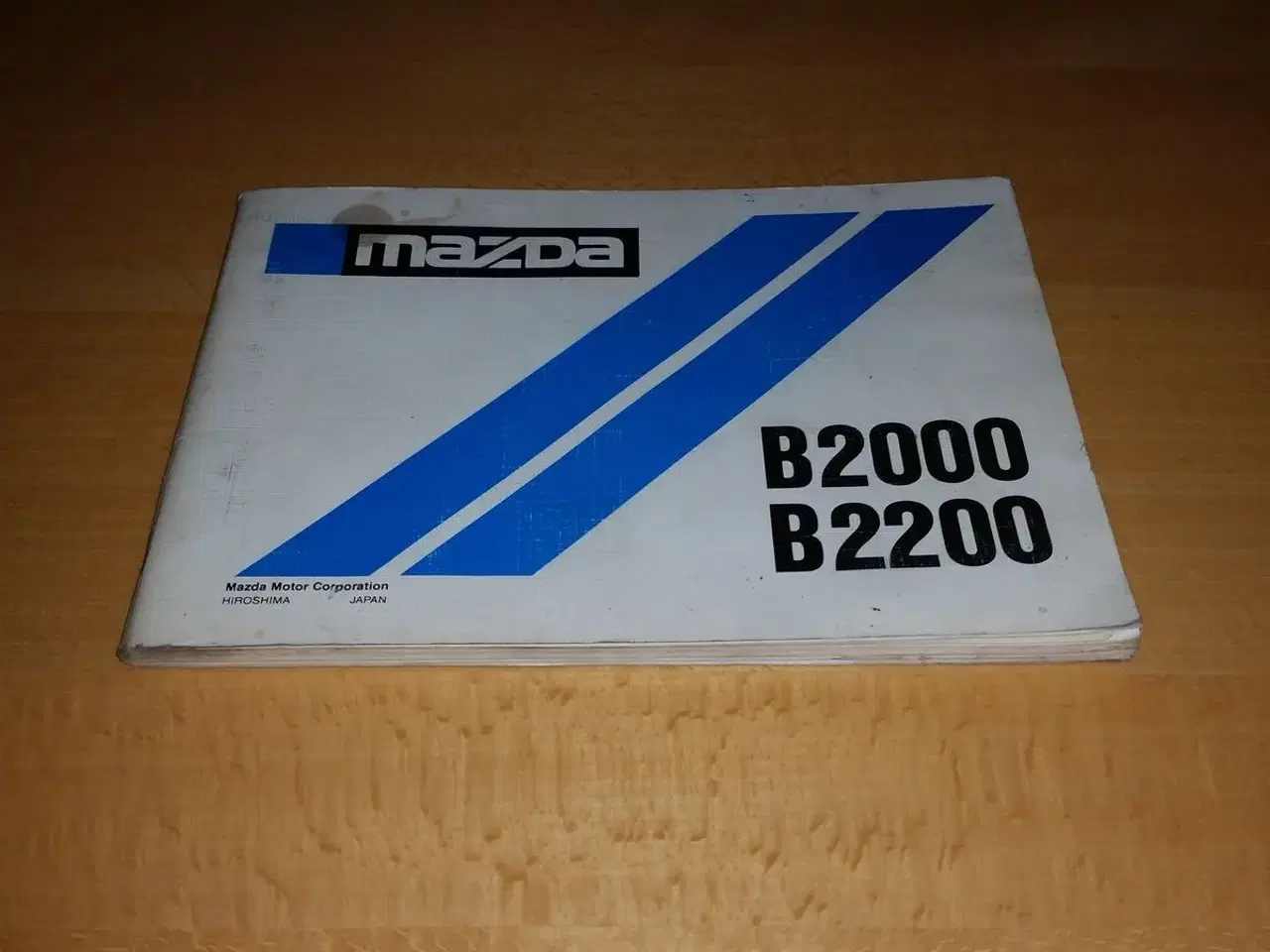 Billede 1 - Instruktionsbog Mazda B2000/2200.