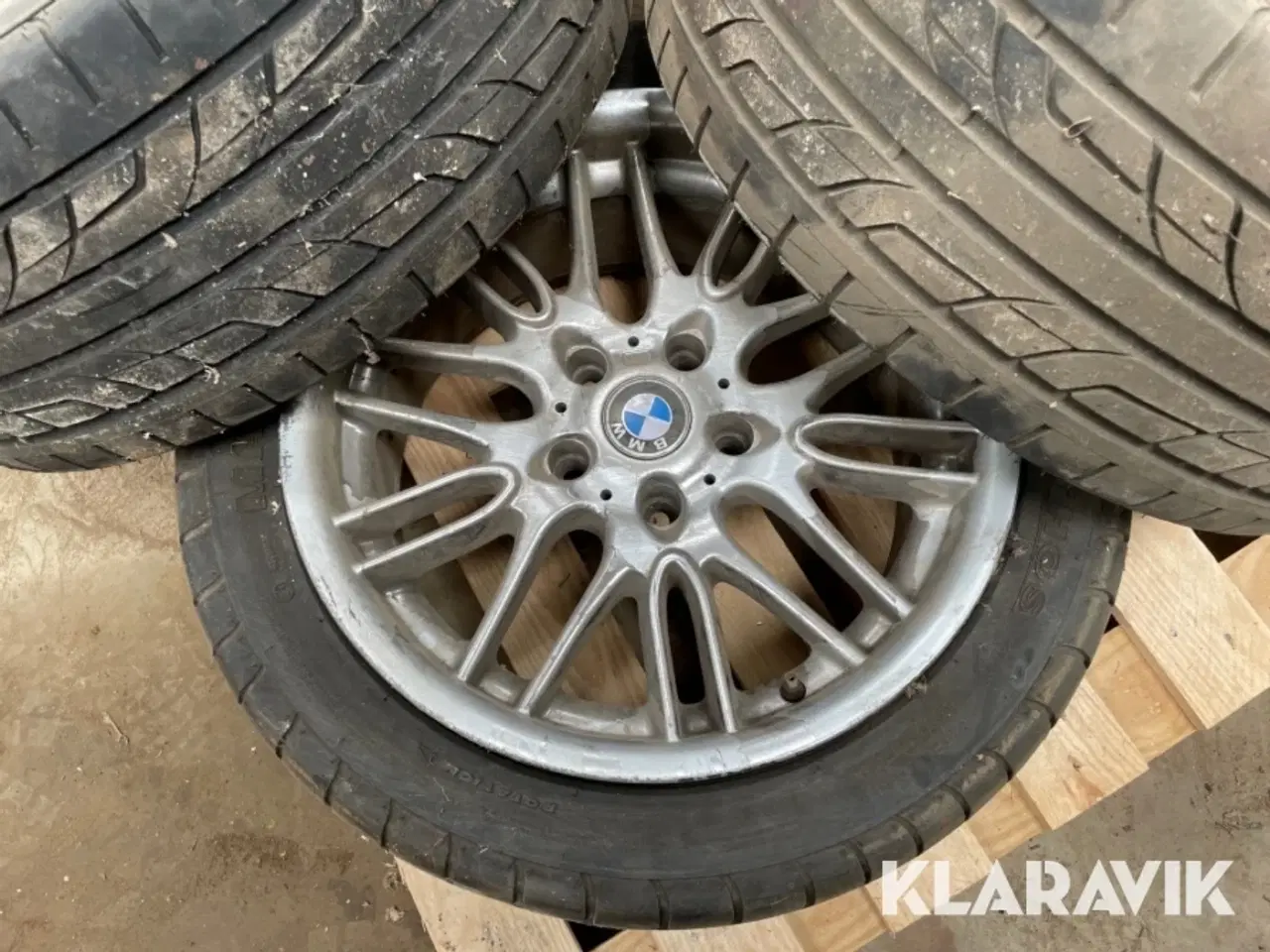 Billede 7 - Sæt BMW originale 17” alufælge med Hankook-dæk 4 styk.