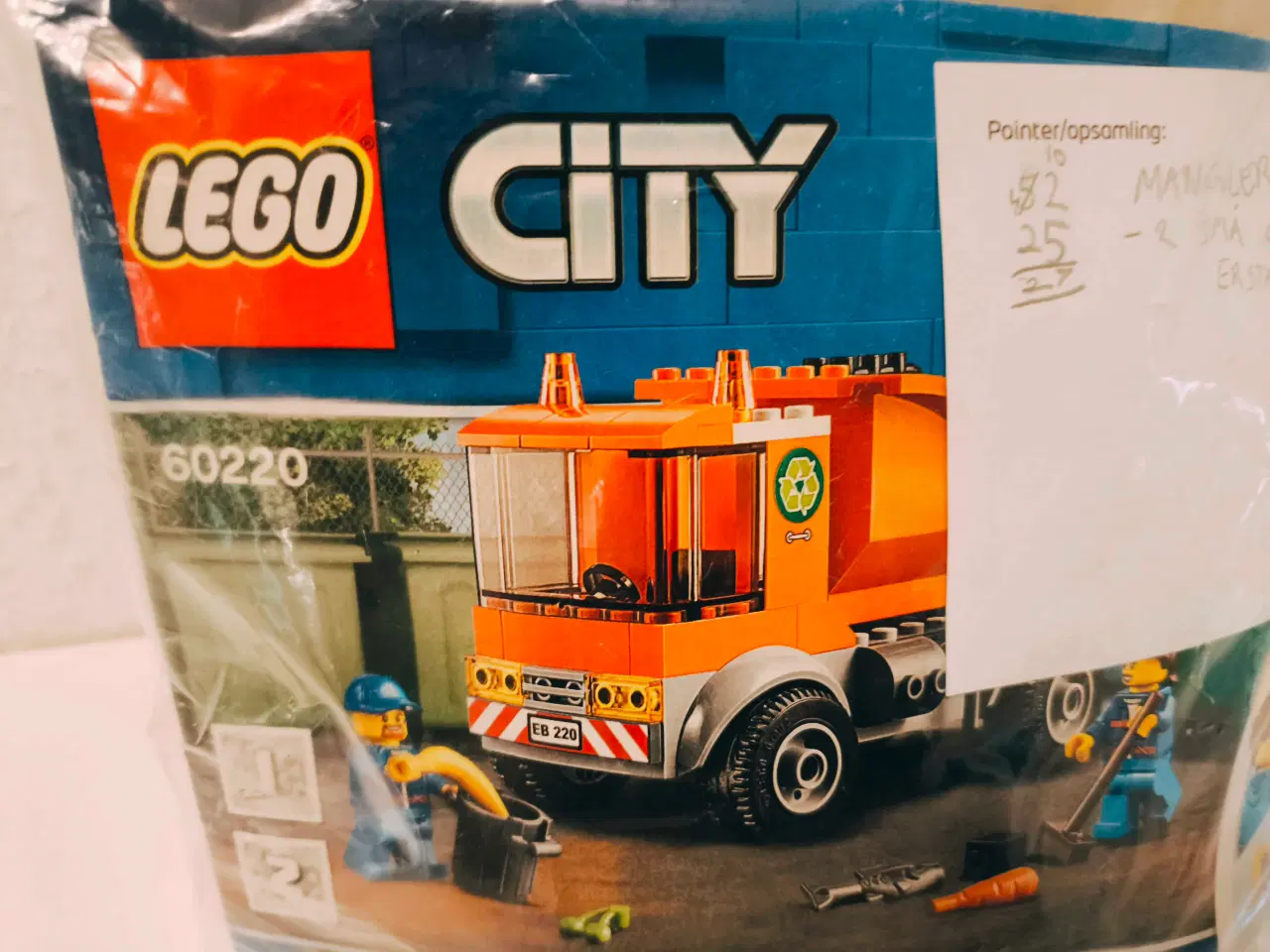 Billede 3 - Lego City - Skraldebil (60220) Udgået model