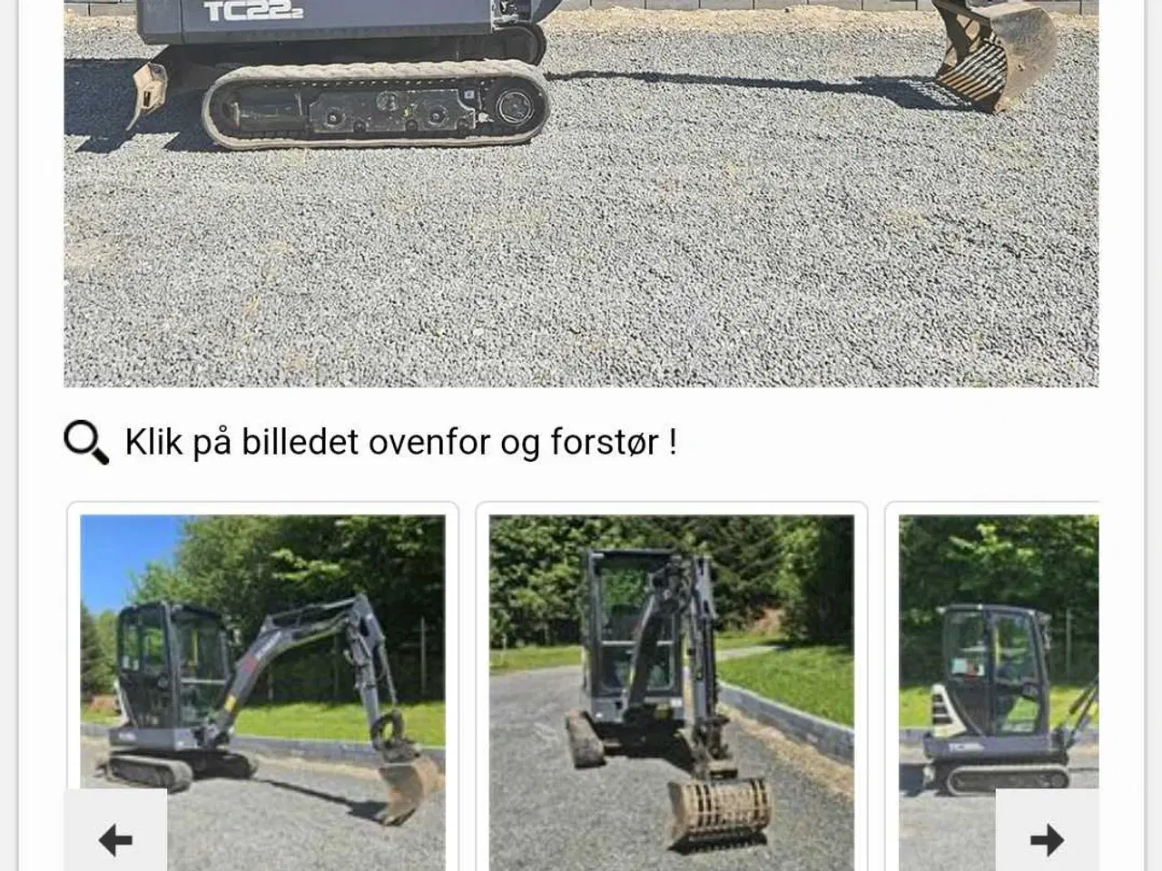 Billede 6 - Minigraver Terex tc22.2 har altid været opbevaret 