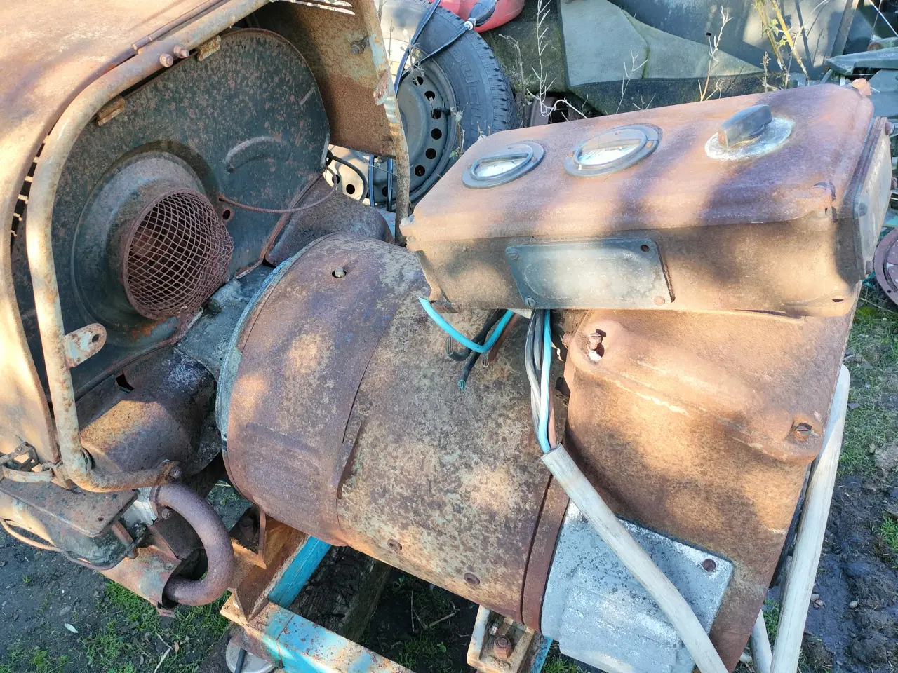 Billede 3 - vw 1200 motor med generator