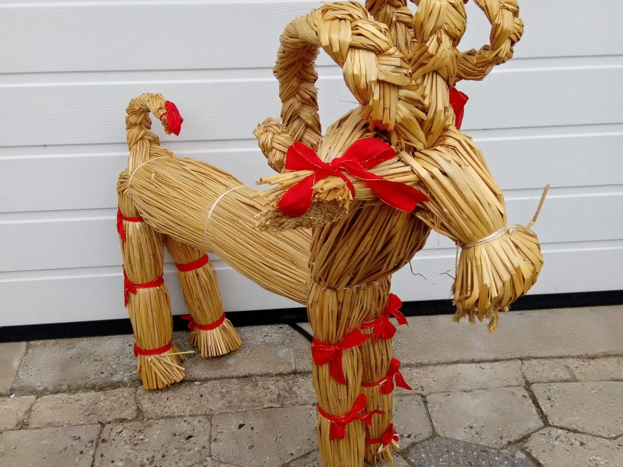 Billede 2 - Julebuk stor gammel julebuk højde 80 cm