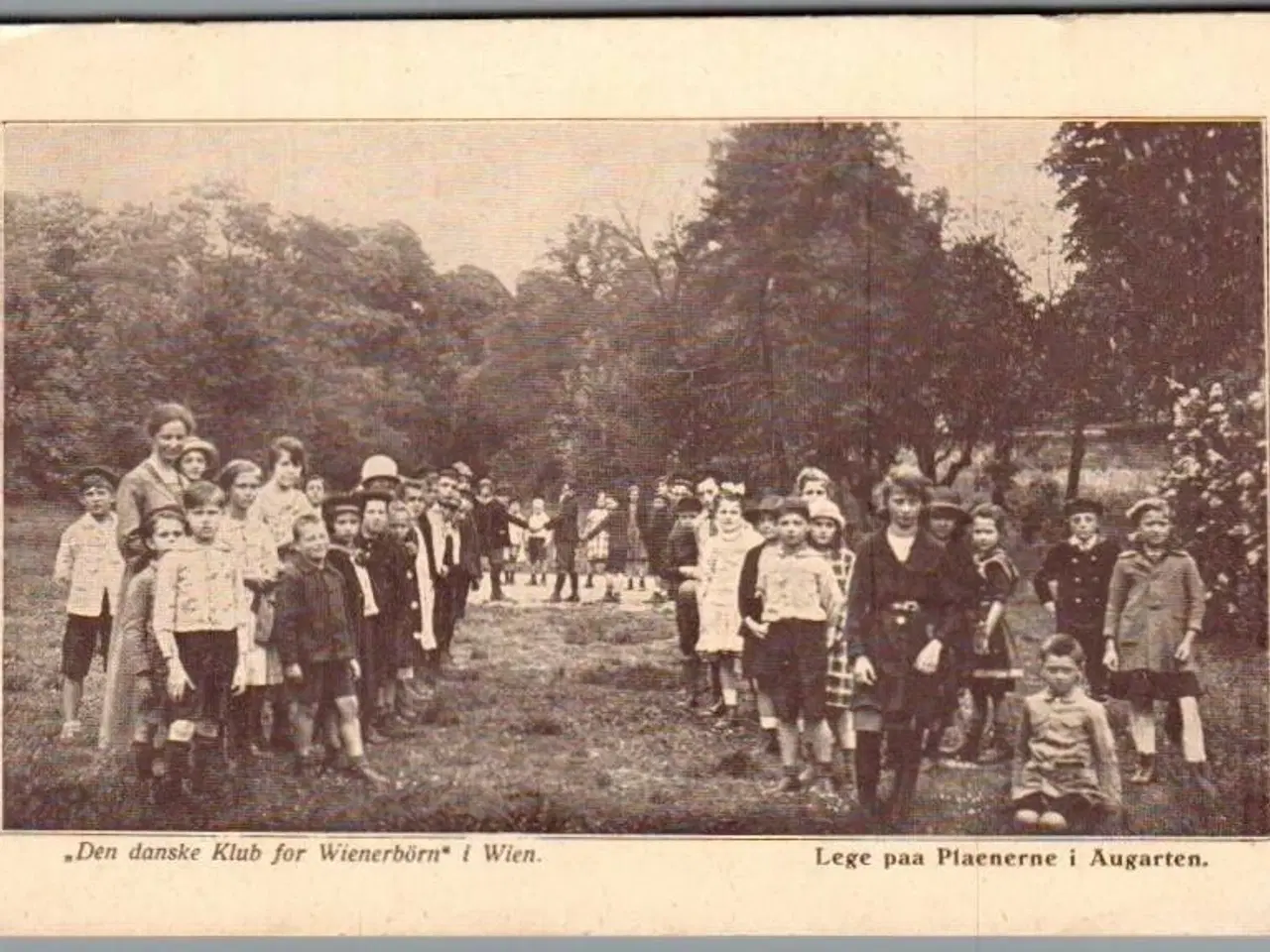Billede 1 - Den danske Klub for Wienerbørn i Wien - Lege i Augarten - Ubrugt
