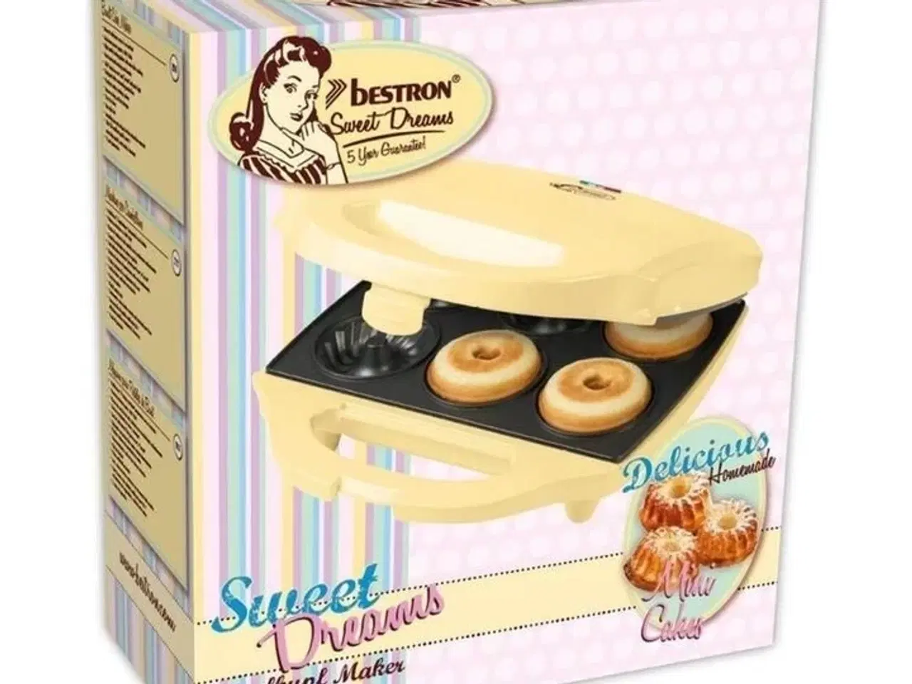Billede 1 - 2 stk. bestron donutmaker 6 donuts(ubrugt)