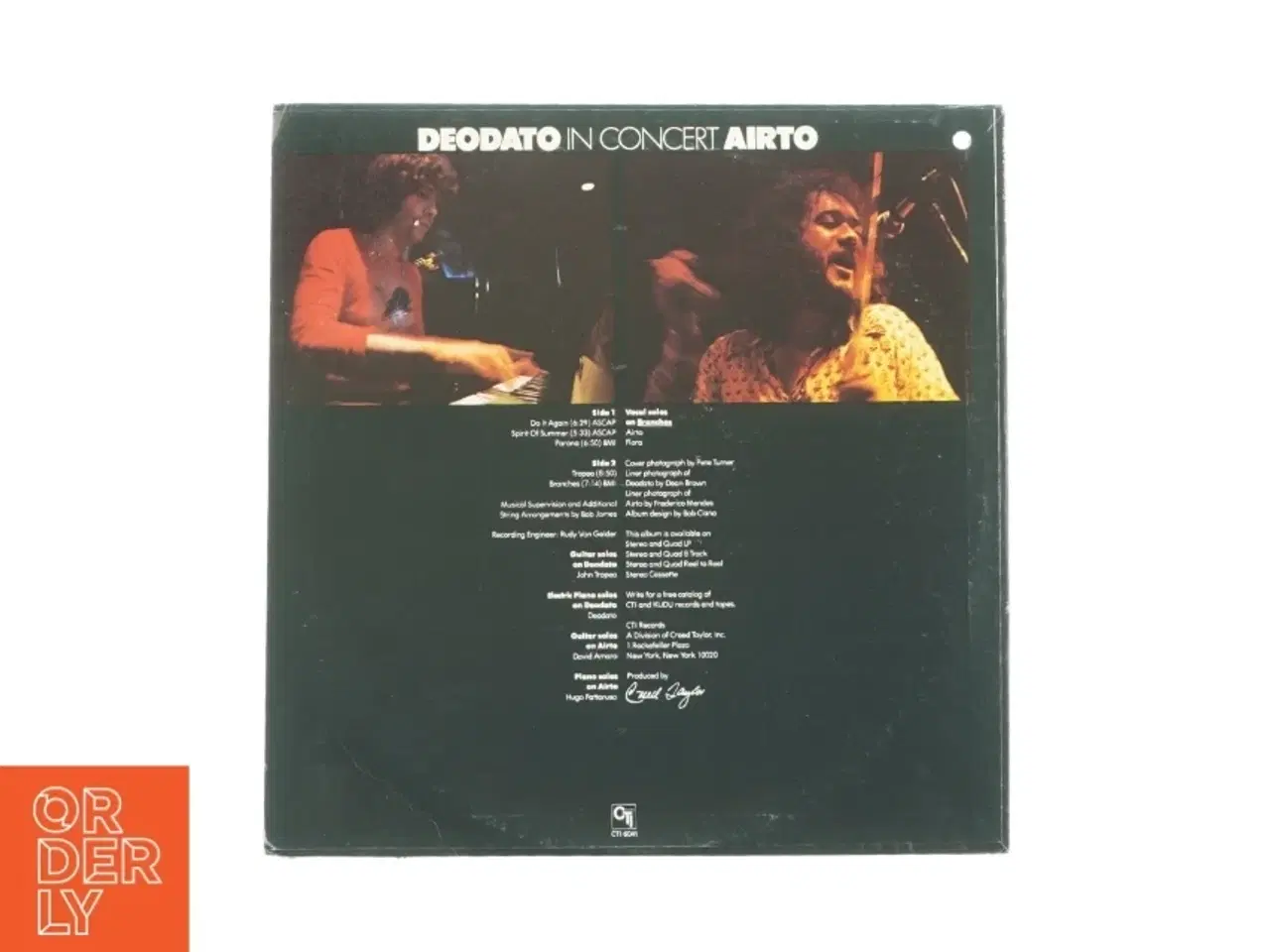 Billede 2 - Deodato in concert airto (LP)