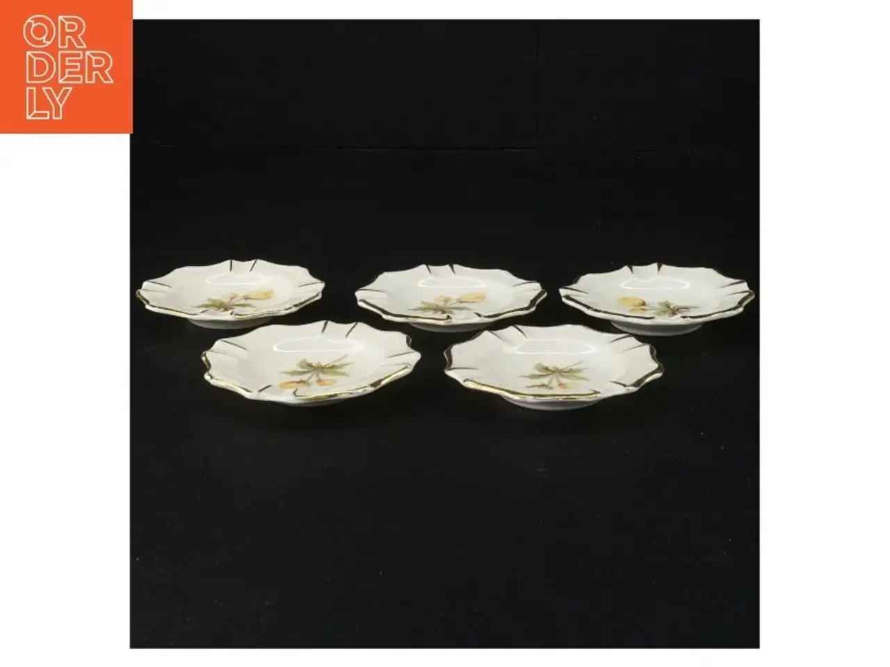 Billede 1 - Porcelæns kuvert askebægre (str. 8 cm x 8 cm)