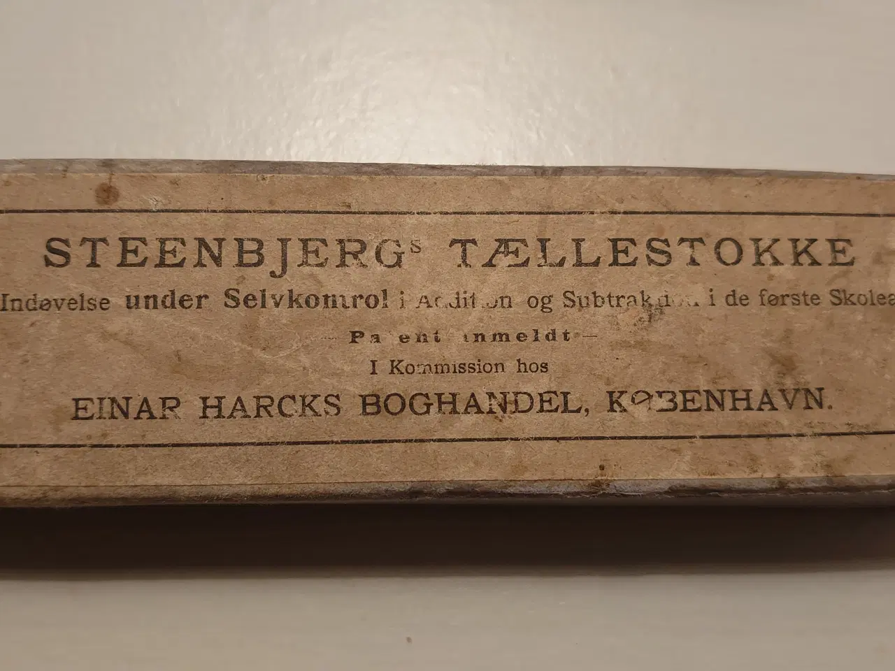 Billede 5 - Steenbjergs Tællestokke. Antikt regnesystem.