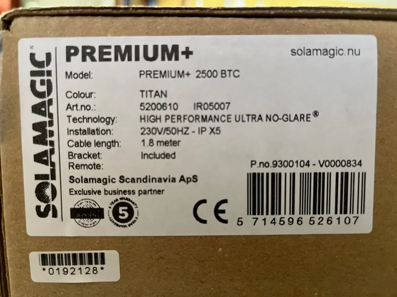Billede 2 - Terrassevarmer, Solamagic Premium + 2500 BTC