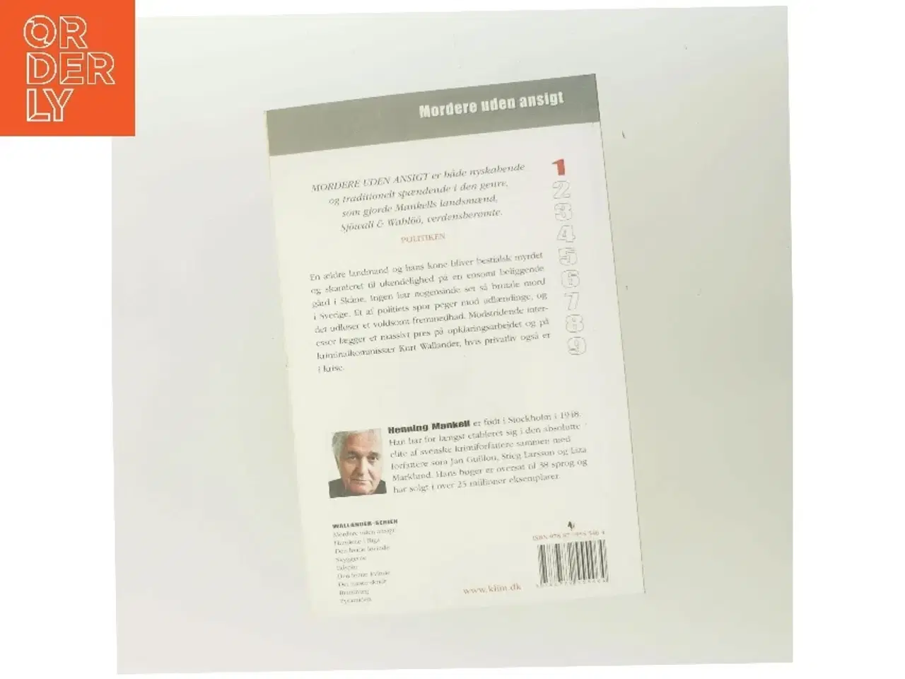 Billede 3 - Mordere uden ansigt af Henning Mankell (Bog)