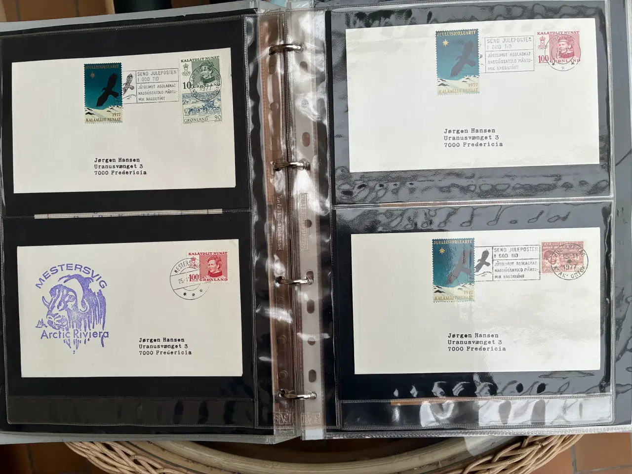 Billede 8 - Frimærker helsager stempler postnoteringer