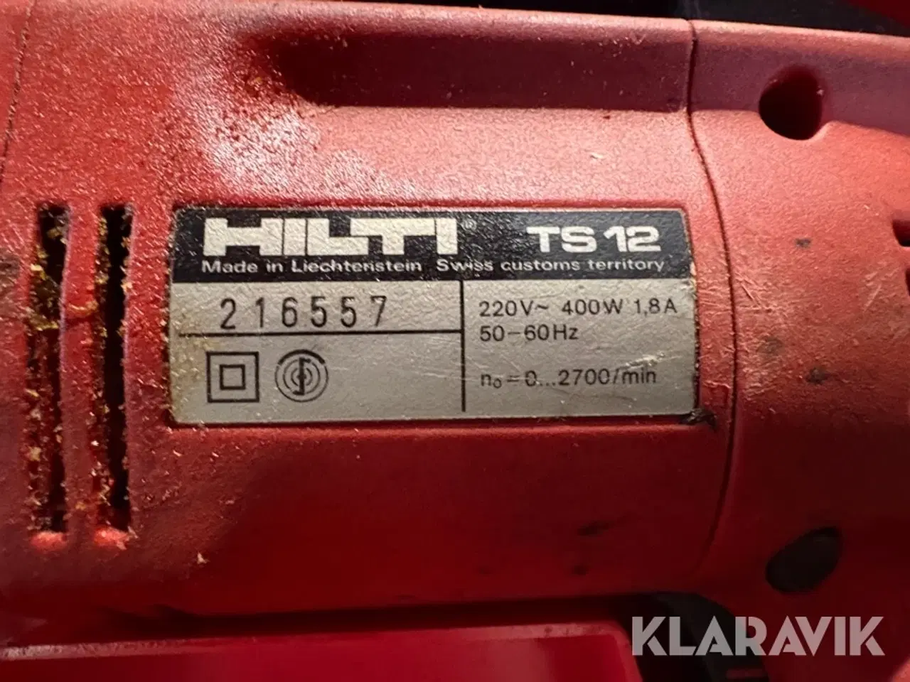 Billede 3 - Boremaskiner Hilti TS12 2 styk