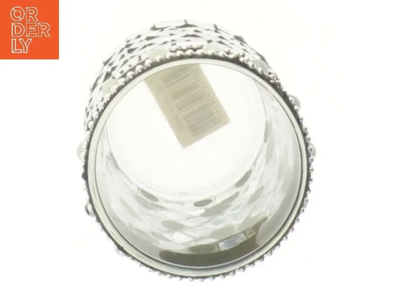 Billede 2 - Dekorativ lysestage med spejldesign (str. 8,5 cm)