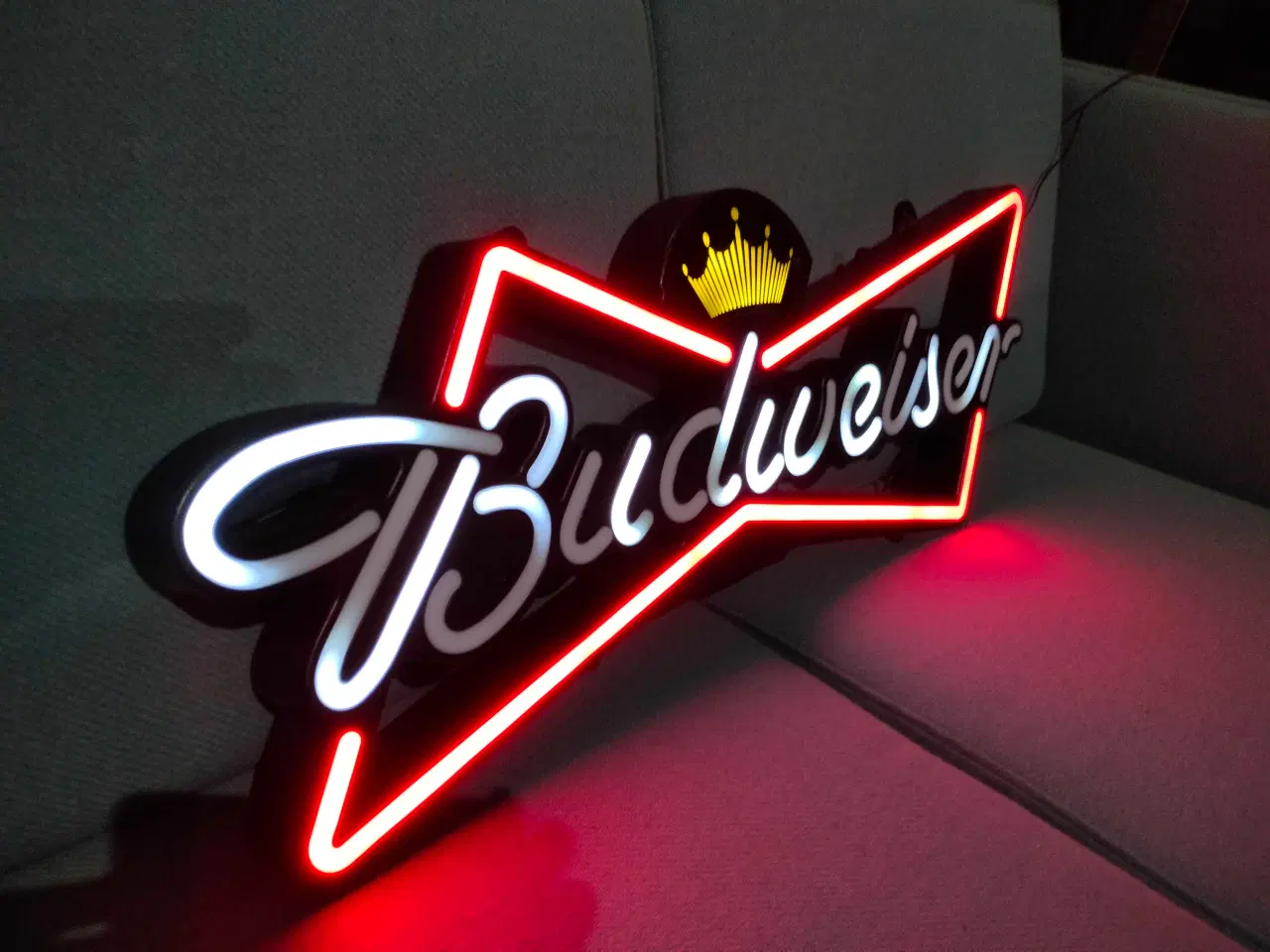 Billede 2 - Ægte Budweiser bar/reklameskilt