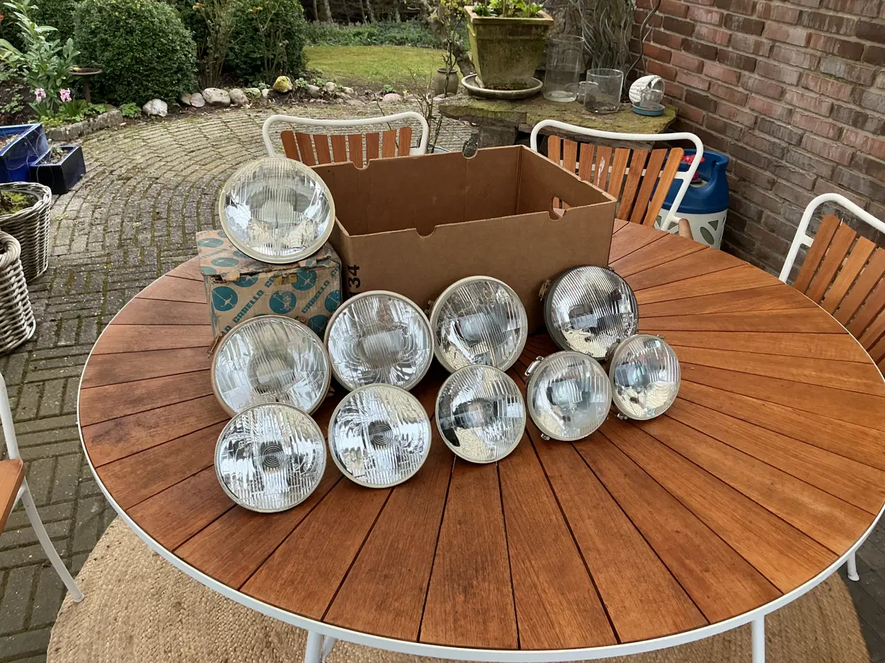 Billede 1 - Forlygter retro / gamle / ubrugte