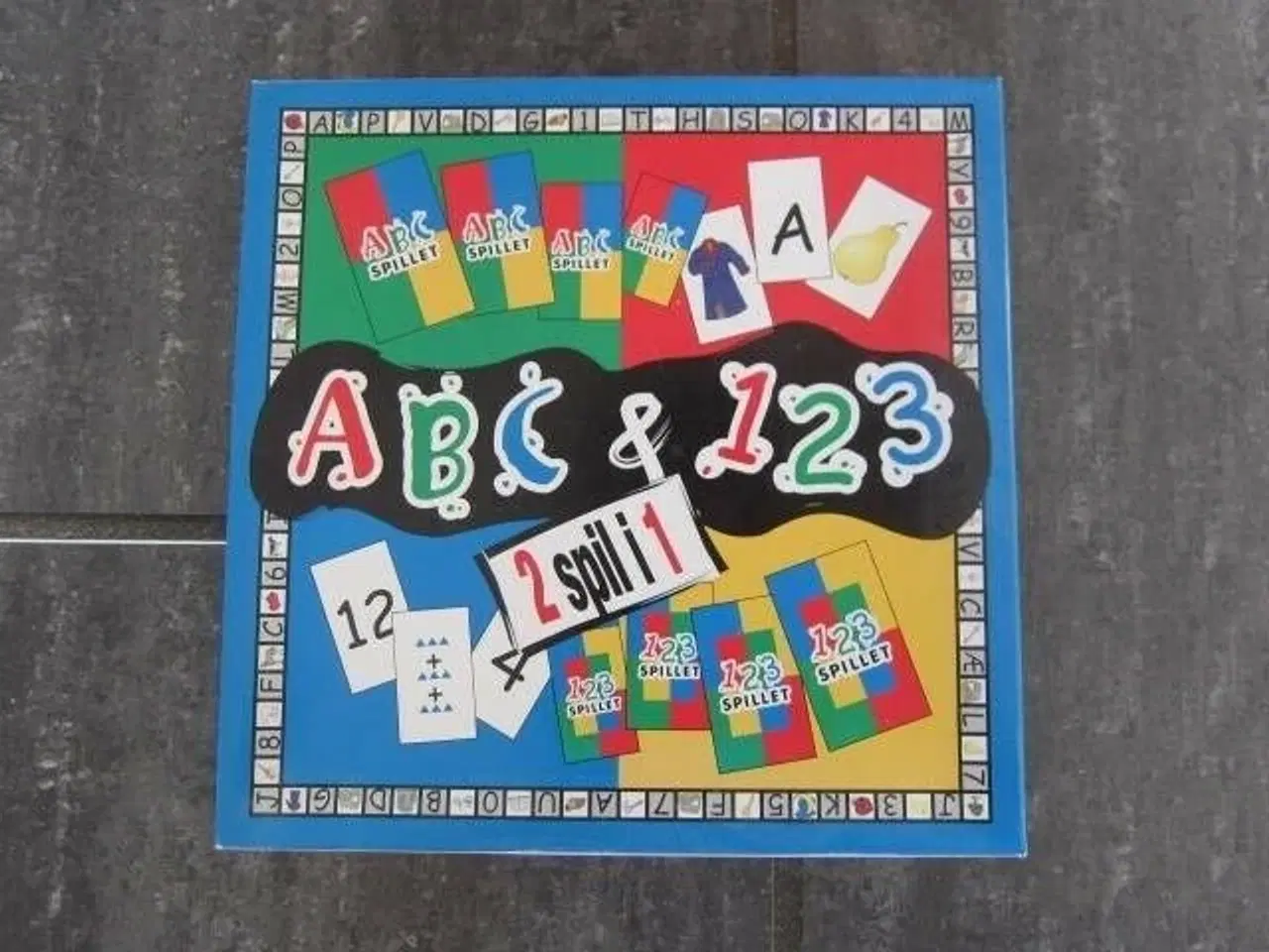 Billede 1 - ABC og 123, Læringsspil, brætspil