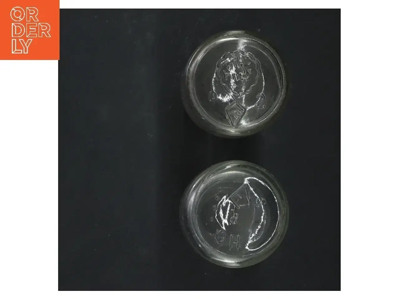 Billede 3 - Glasflasker, 2 stk, 12 cm (str. 2 styk, 12 cm)