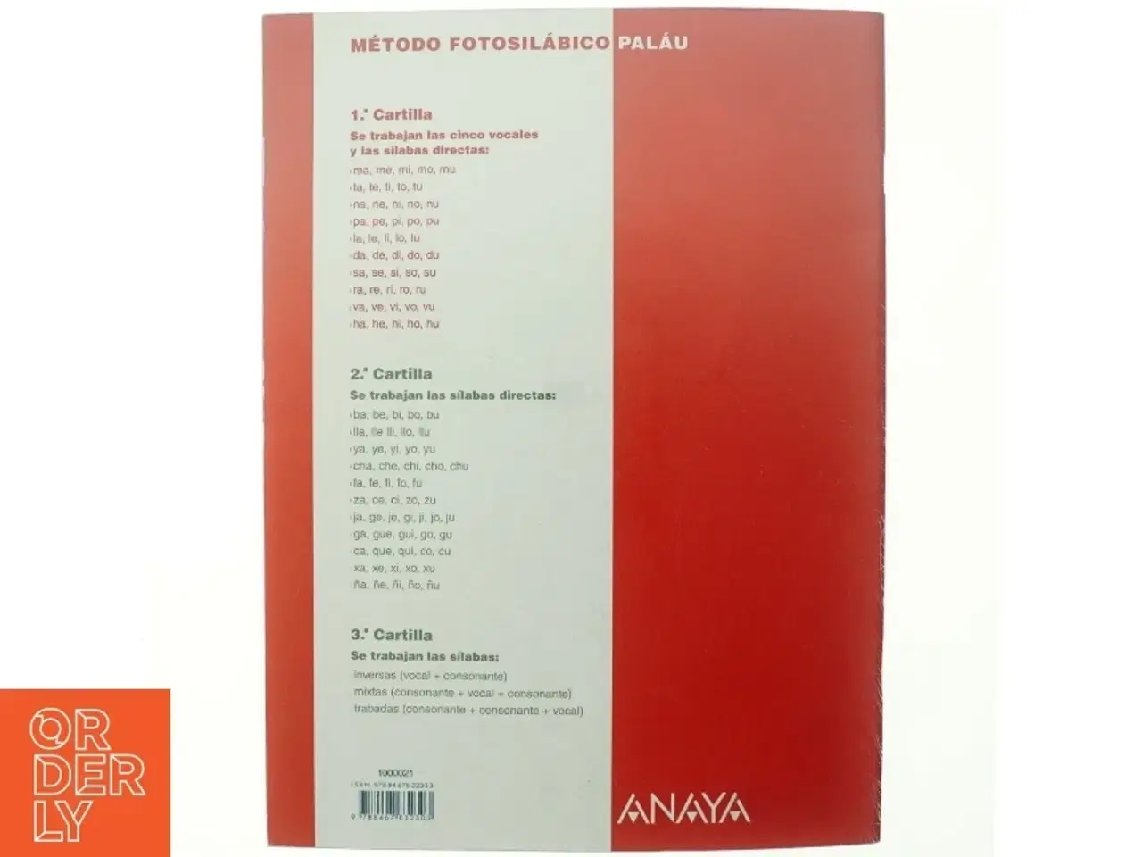 Billede 3 - Método fotosil&#225;bico, Educaci&#243;n Infantil, 4 a&#241;os. Cartilla 1. Cuaderno af Dolores Osoro Pantiga, Antonio Palau Fern&#225;ndez (Bog)