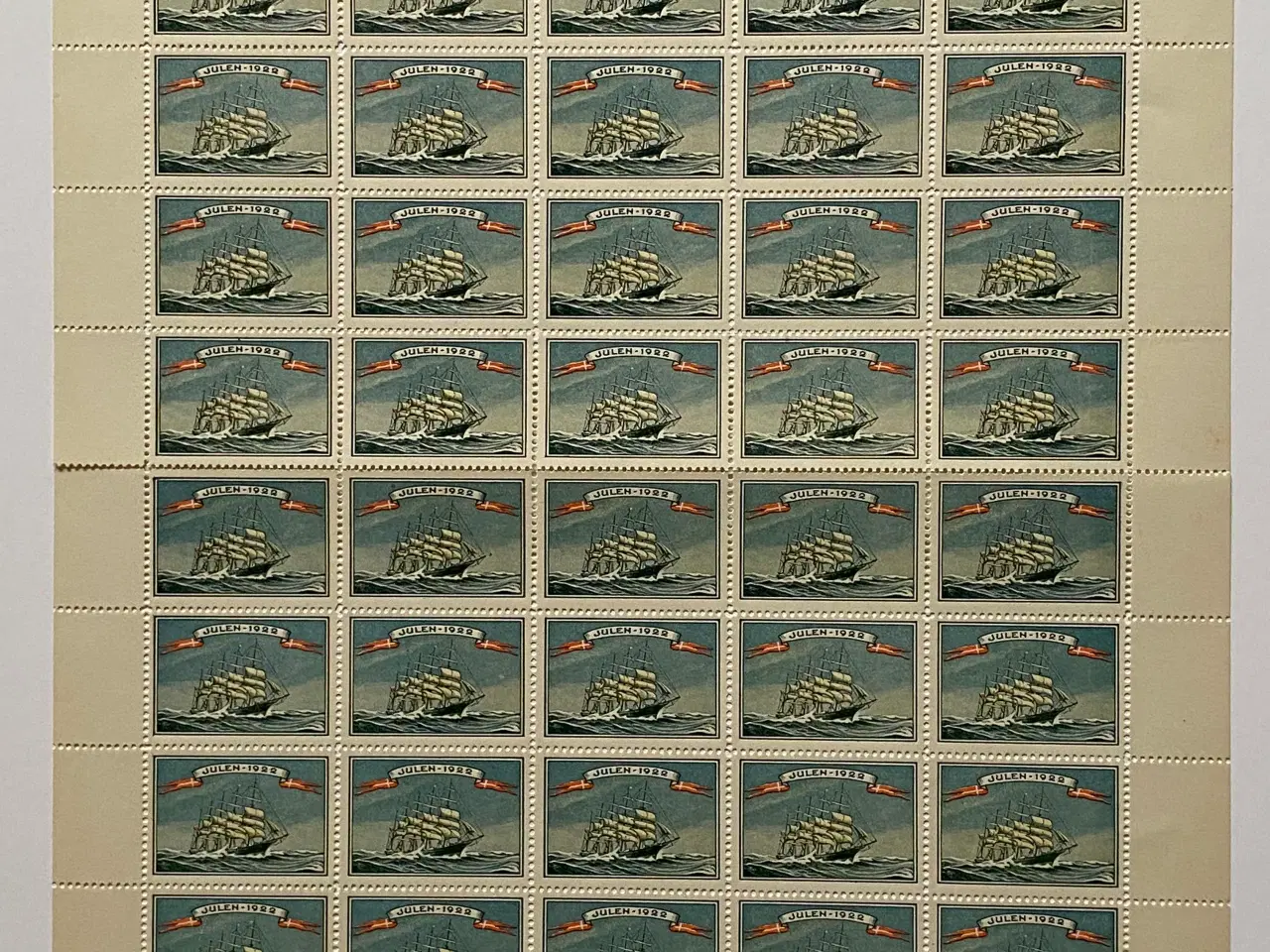 Billede 1 - Julemærker Danmark helark 1922