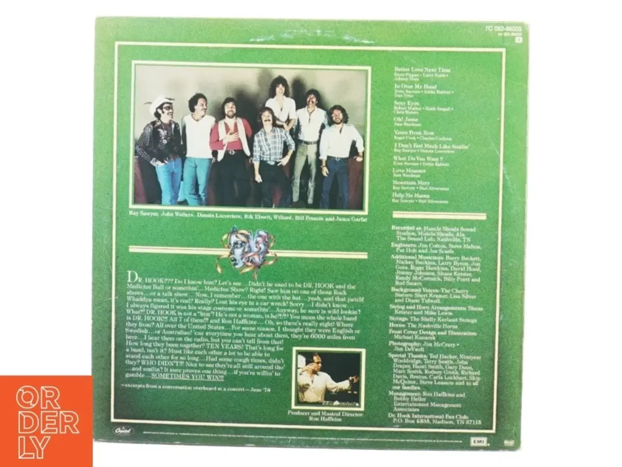 Billede 2 - Dr. Hook - Sometimes you win (LP) fra Capitol (str. 30 cm)