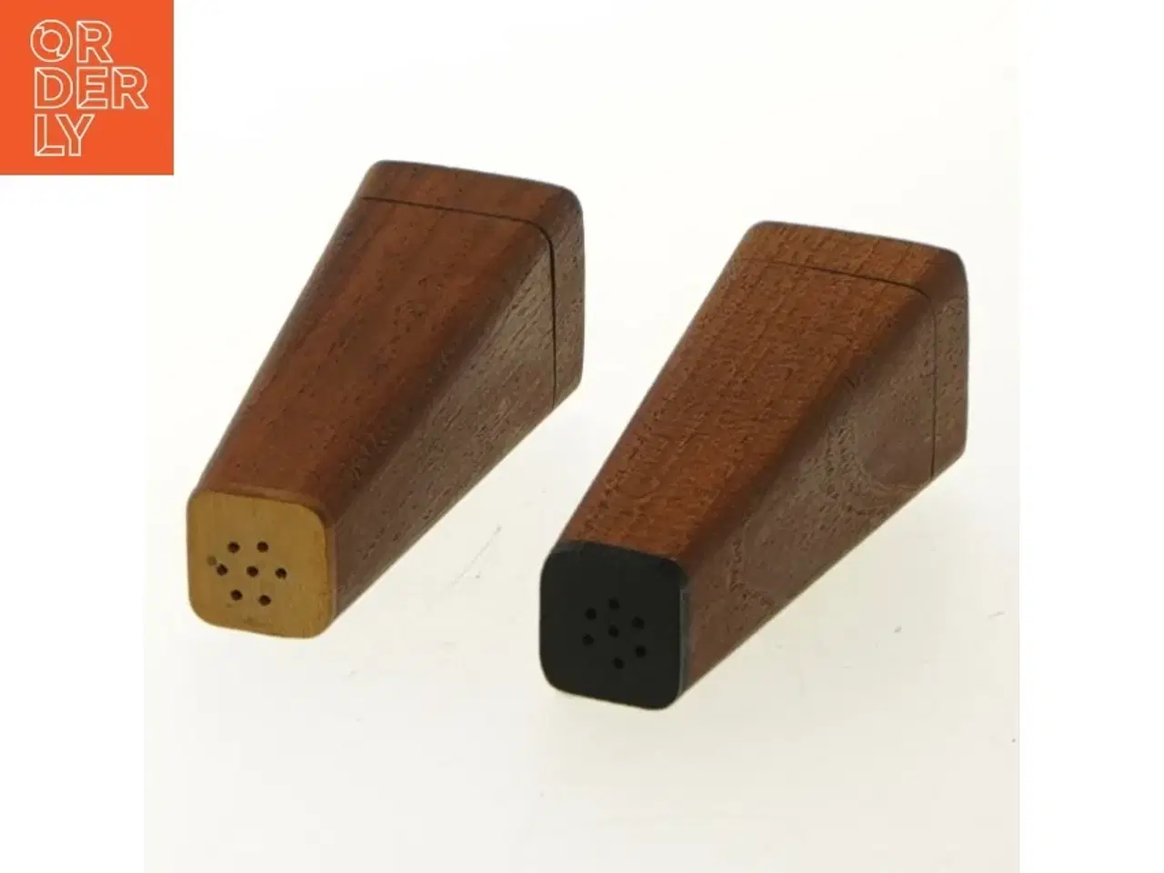 Billede 2 - Salt- og pebersæt i teak træ (str. 7,5 cm)