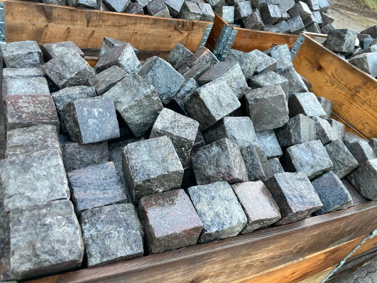 Billede 4 - Chaussesten rød brune slidte