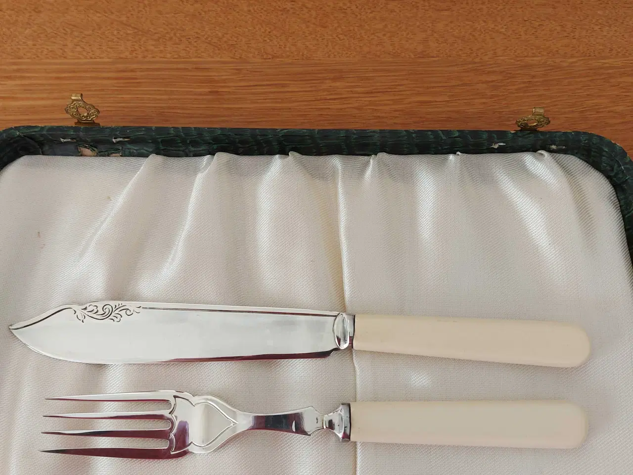 Billede 2 - Fiskebestik, vintage
