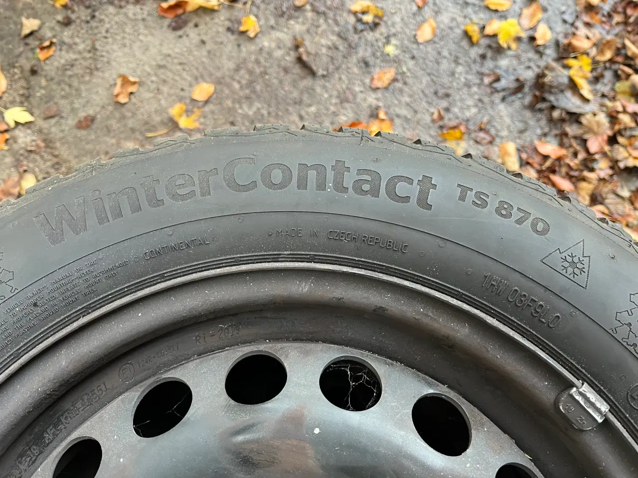 Billede 3 - Continental vinterdæk på fælg VW, SEAT, Skoda