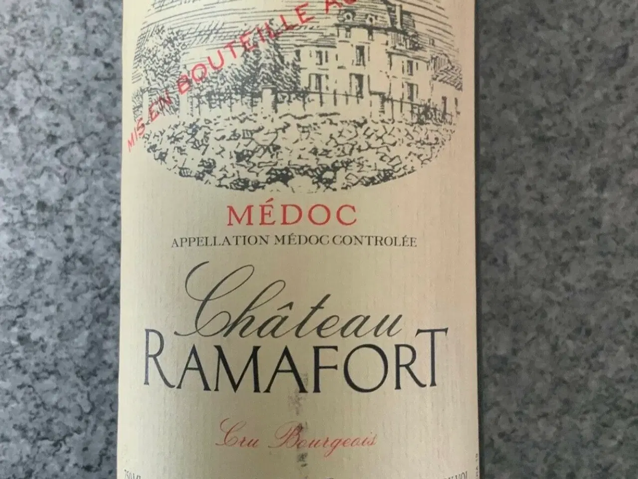 Billede 2 - Rødvin, 1995 Medoc Chateau Ramafort