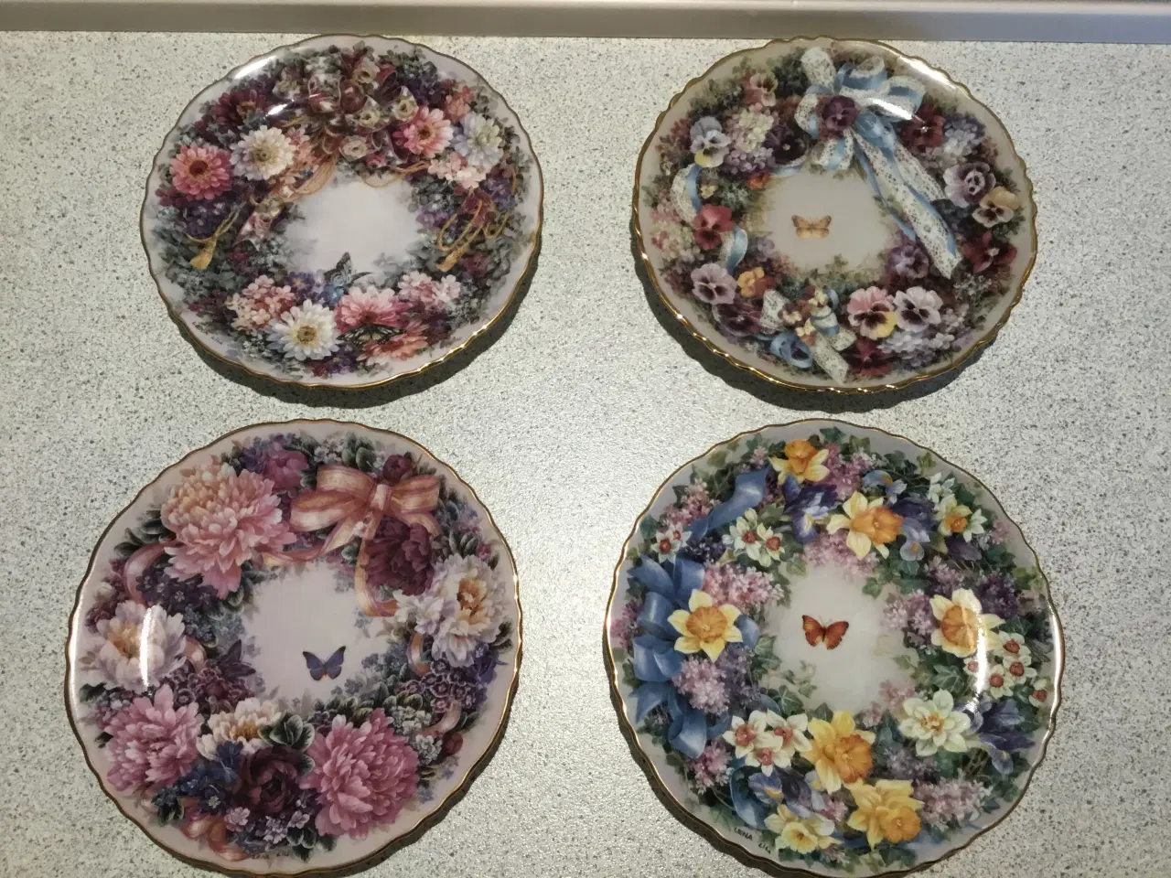 Billede 2 - Lena Lui blomster platter